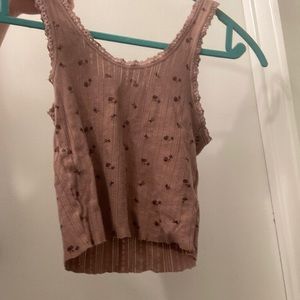 Urban Outfitters Lace Trim Tank